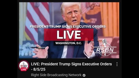 President Trump Signs Executive Orders - 8/5/25