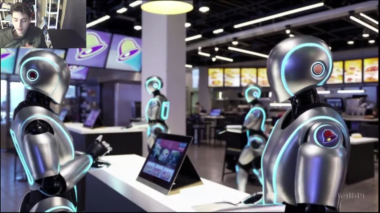 Outtake #1,146 Of The Robots Work At A Taco Bell Restaurant Fake Funny Parody Video