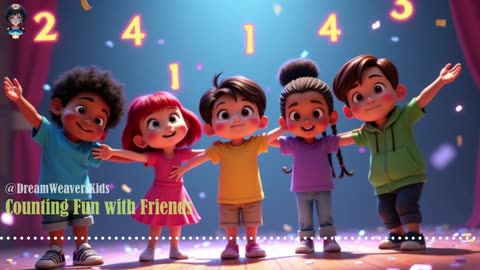 Counting Fun with Friends: Learn Numbers Through Play!