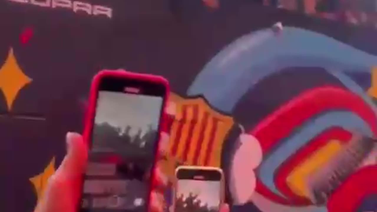 FC Barcelona Celebration in Streets of Barcelona