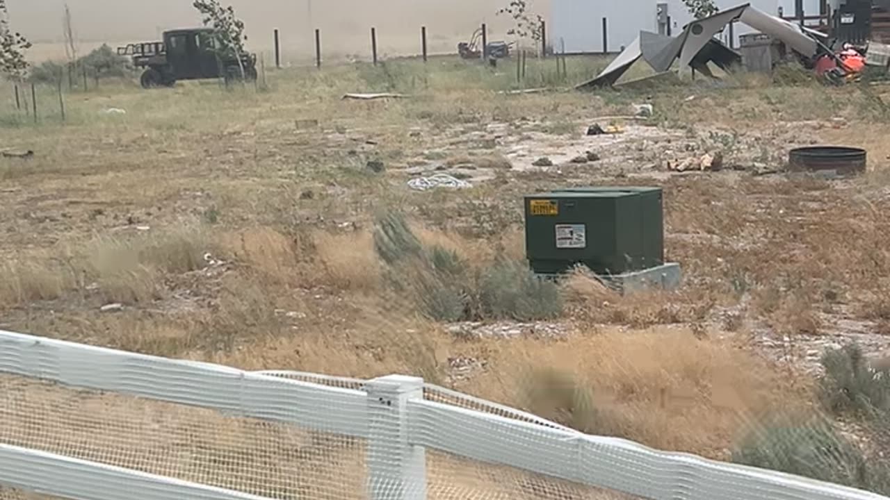 Camper Rolls Away In Southern Idaho Wind