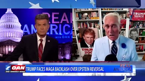 Roger Stone Drops Bombshells on Epstein, CIA, and Sealed Files …Real America W/ Dan Ball