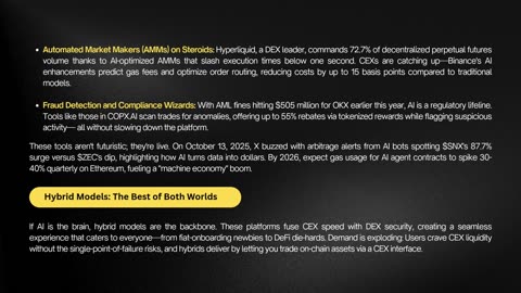 The Future of Centralized Exchanges: AI Tools and Hybrid Models Ahead