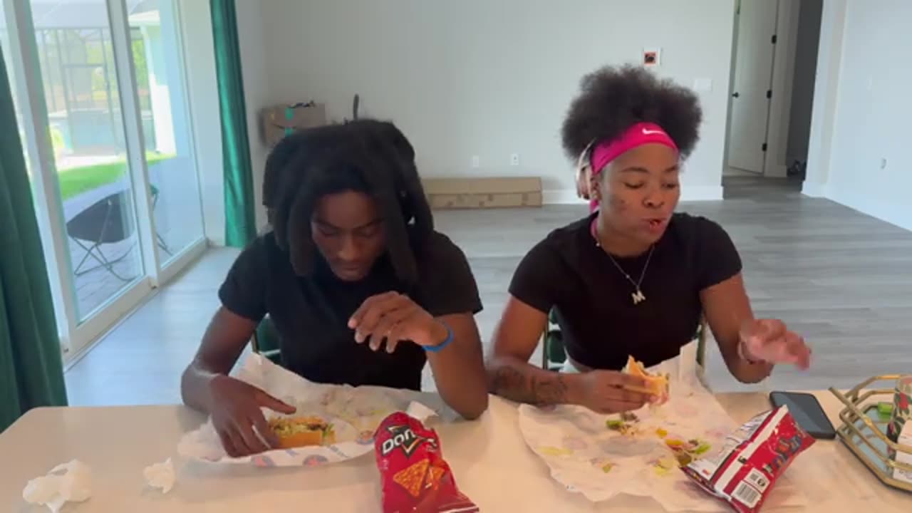 DELICIOUS JERSEY MIKE'S PHILLY CHEESESTEAK MUKBANG FT MIKAYLA & KEON