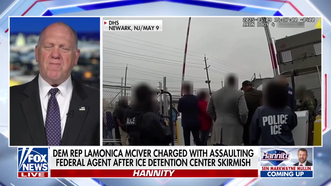 Tom Homan's message to Dem charged with assault: Trump and I don't bluff