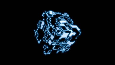 Cube Sci Fi Effect || Blender Motion Graphics