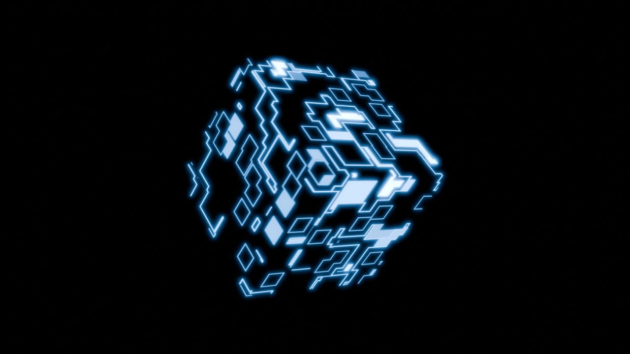 Cube Sci Fi Effect || Blender Motion Graphics