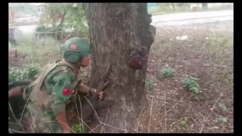 ⚔️🏫 Myanmar Conflict | PaKaFa Rebels Battle Junta Forces Near Budalin School | RCF