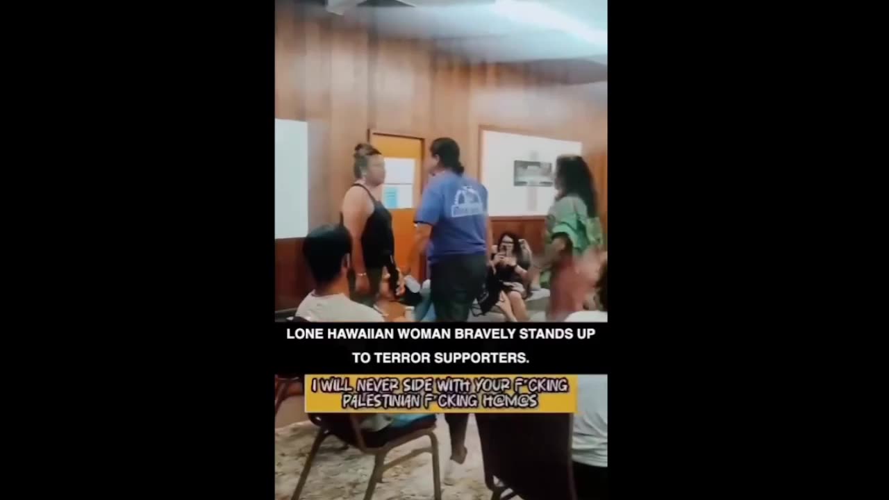 "HAWAII DOESN'T FUCКING STAND WITH HAMAS!"