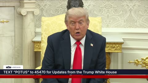 President Trump Participates in a Bilateral Meeting with the Chancellor of Germany