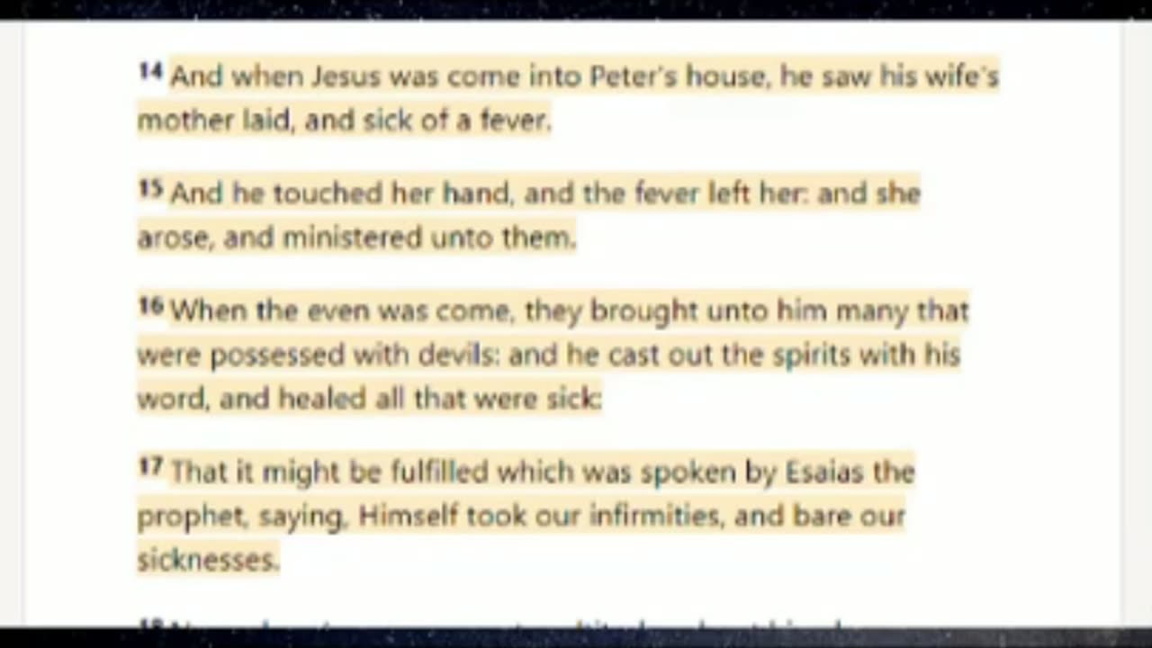 Where Matthew Quotes Isaiah 53