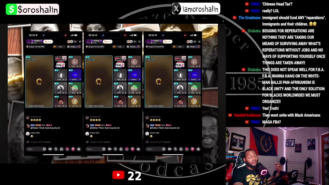 The Black Diaspora is scared of Foundational Black American Unity