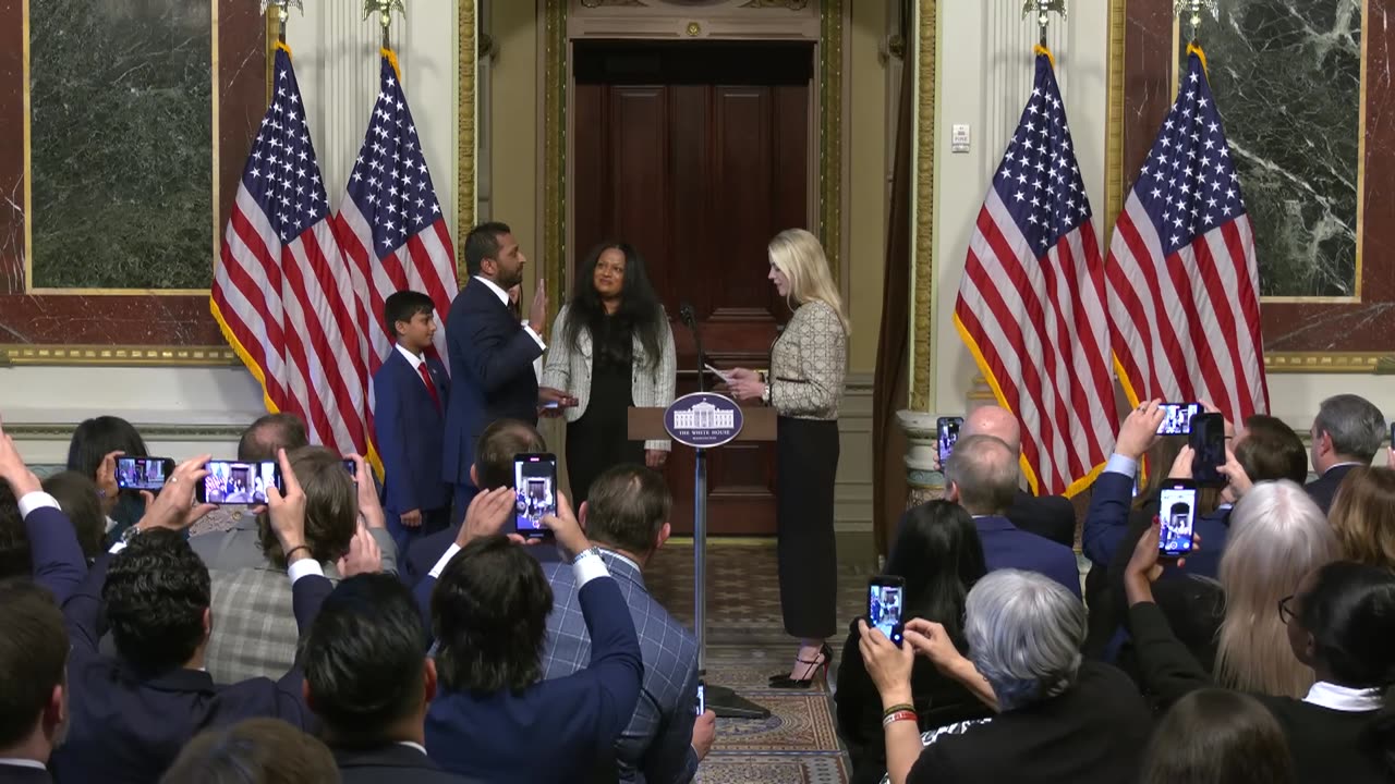 Swearing-In Ceremony of Kash Patel as Director of the Federal Bureau of Investigation