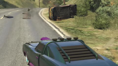 GTA V 210 Duke O'Death Crash💥 𝗙𝗼𝗹𝗹𝗼𝘄 For More╰┈➤🔗