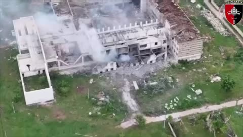 Airstrikes Rock Abandoned School Russians Use as A Barracks
