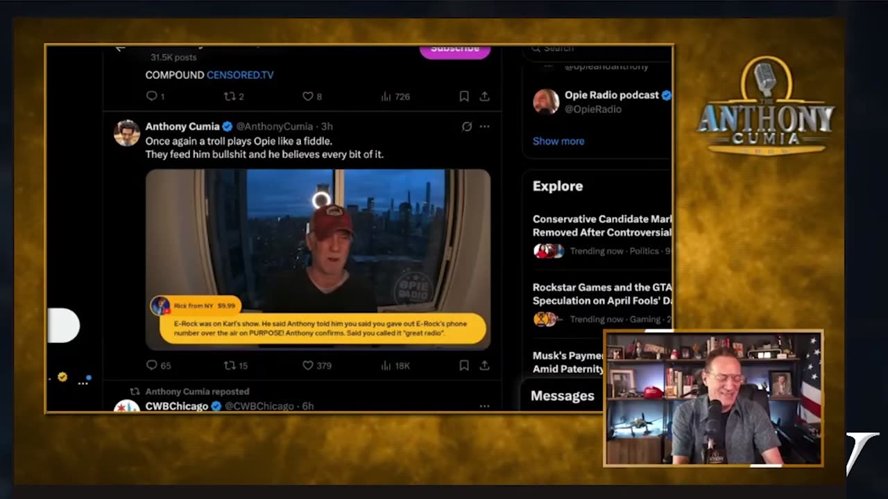 ANT OFFERS OPIE TROLL ADVICE. EROCK CALLS OUT OPIE ON WATP!