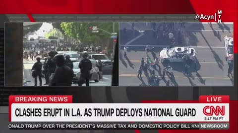 California Governor Gavin Newsom: "President Trump is escalating the situation