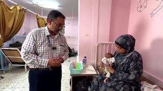 On Gaza malnutrition ward, a mother fears losing her baby without aid