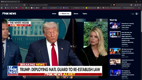 President Trump Locks DC down to clean it up