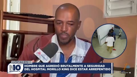 VIDEO: Habla hombre G0LP30 al seguridad del Hospital Morilllo King