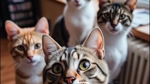 Cute animal selfie