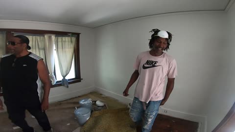 Chris Getting Ready for Floor Job for Eastside Roberto. THE SHEA SHOW