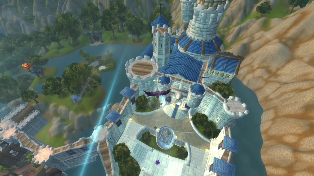 World of Warcraft- Stormwind Flyover loop