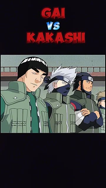 Kakashi vs gai