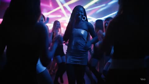 Woman Dances in a club