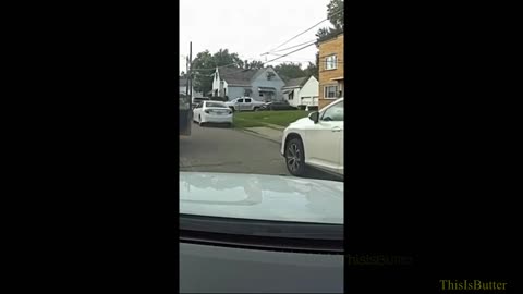 A person of interest inside an SUV leads police on a chase before it catches on fire
