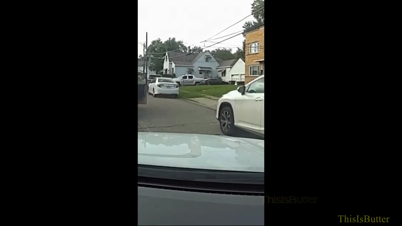 A person of interest inside an SUV leads police on a chase before it catches on fire