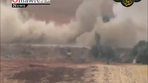 Syrian War Rebels destroy T-72AV by IED near Saraqeb, Idlib (Liwa Dawud)