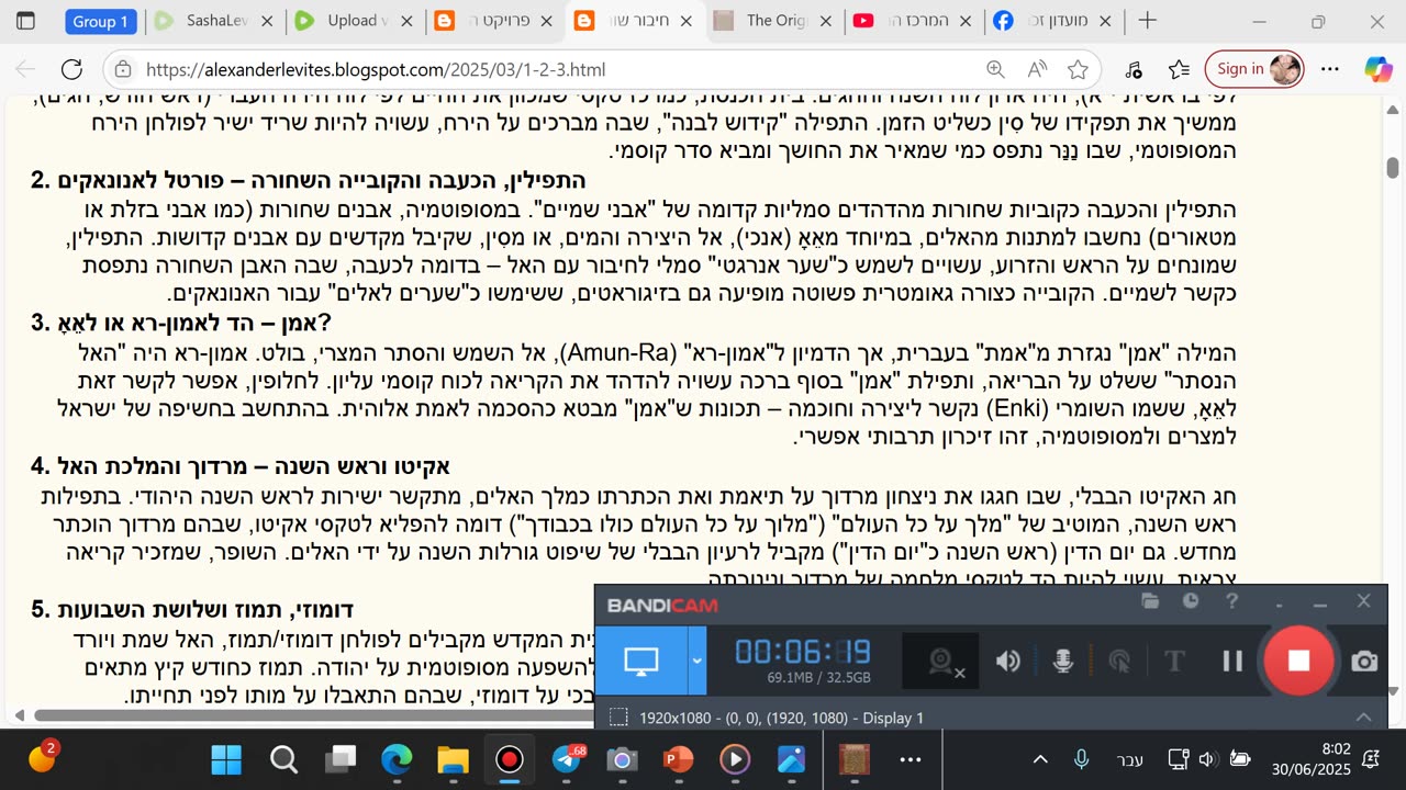 חיבור שורשי בין מסופוטמיה, האנונאקים והמסורת היהודית. 1. סִין/נַנַּר והסינגוג – שלטון הירח והזמן.