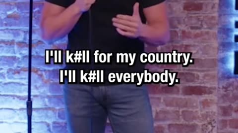 Standup - why I didn't join the military