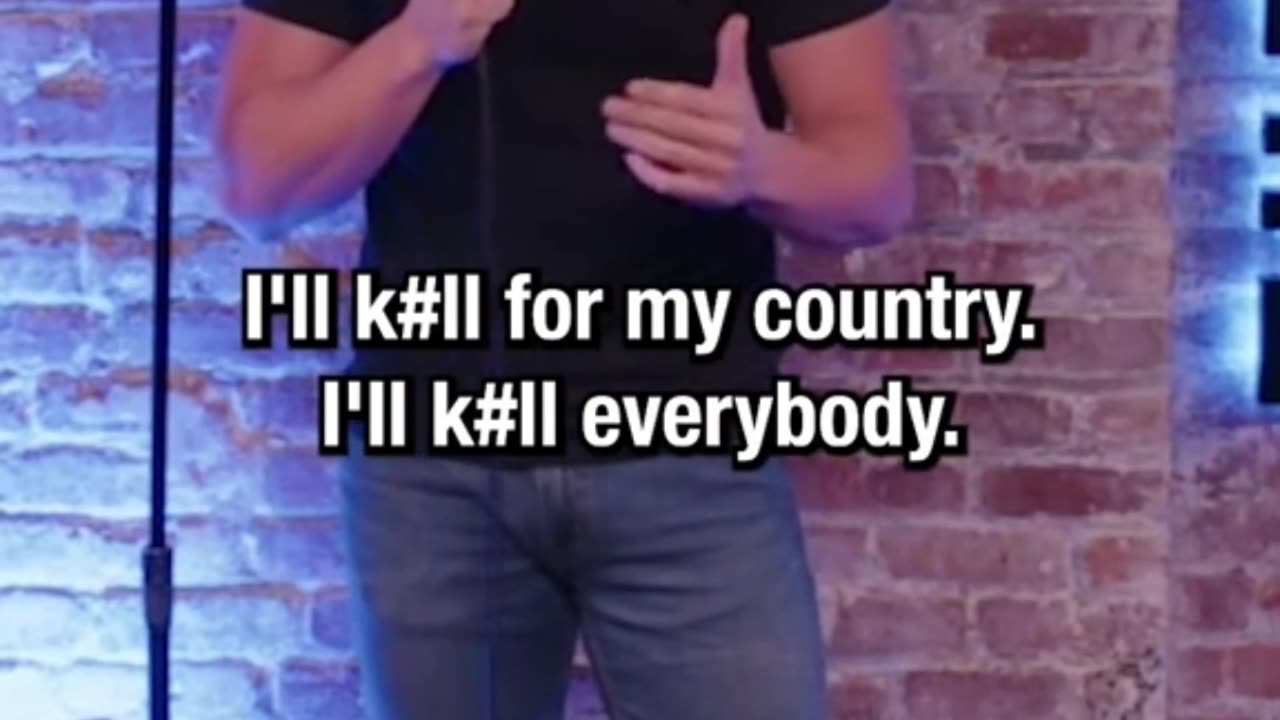 Standup - why I didn't join the military