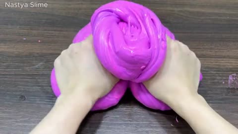 PURPLE vs PINK ELEPHANT I Mixing Random into GLOSSY Slime I Satisfying Slime_part4