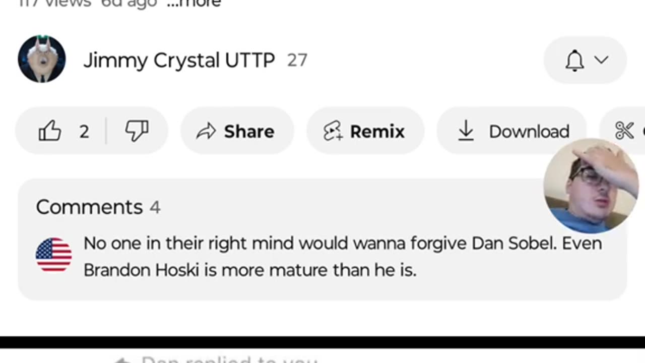 Dan Sobel Says He Wants "Forgiveness"? Not On My Watch.