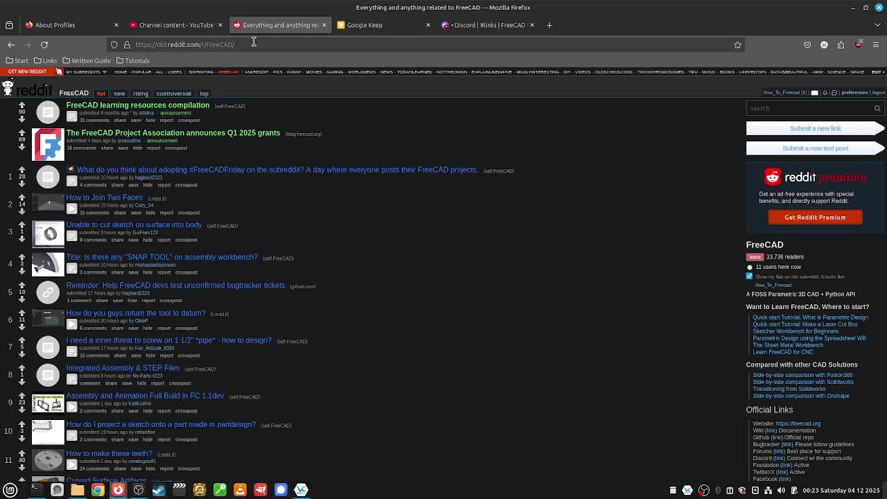 7_what is the freecad subreddit?