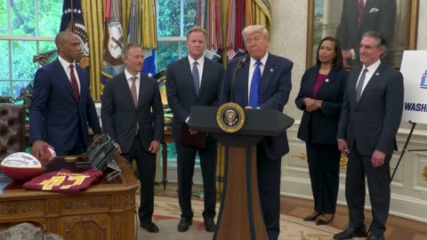 President Trump Delivers a Sports Announcement