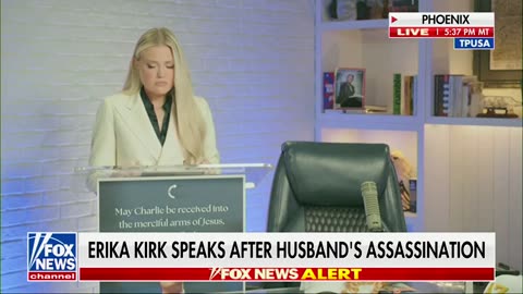 Erika Kirk Addresses Supporters For First Time Since Kirk's Assassination (PT 2)
