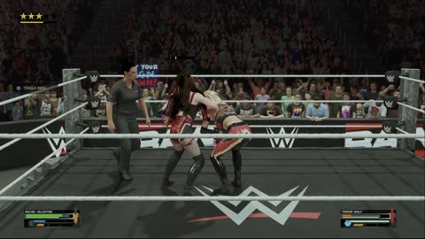 wwe 2k25 257 universe Rachel Valentine VS Terror Wolf