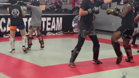 Sparring session