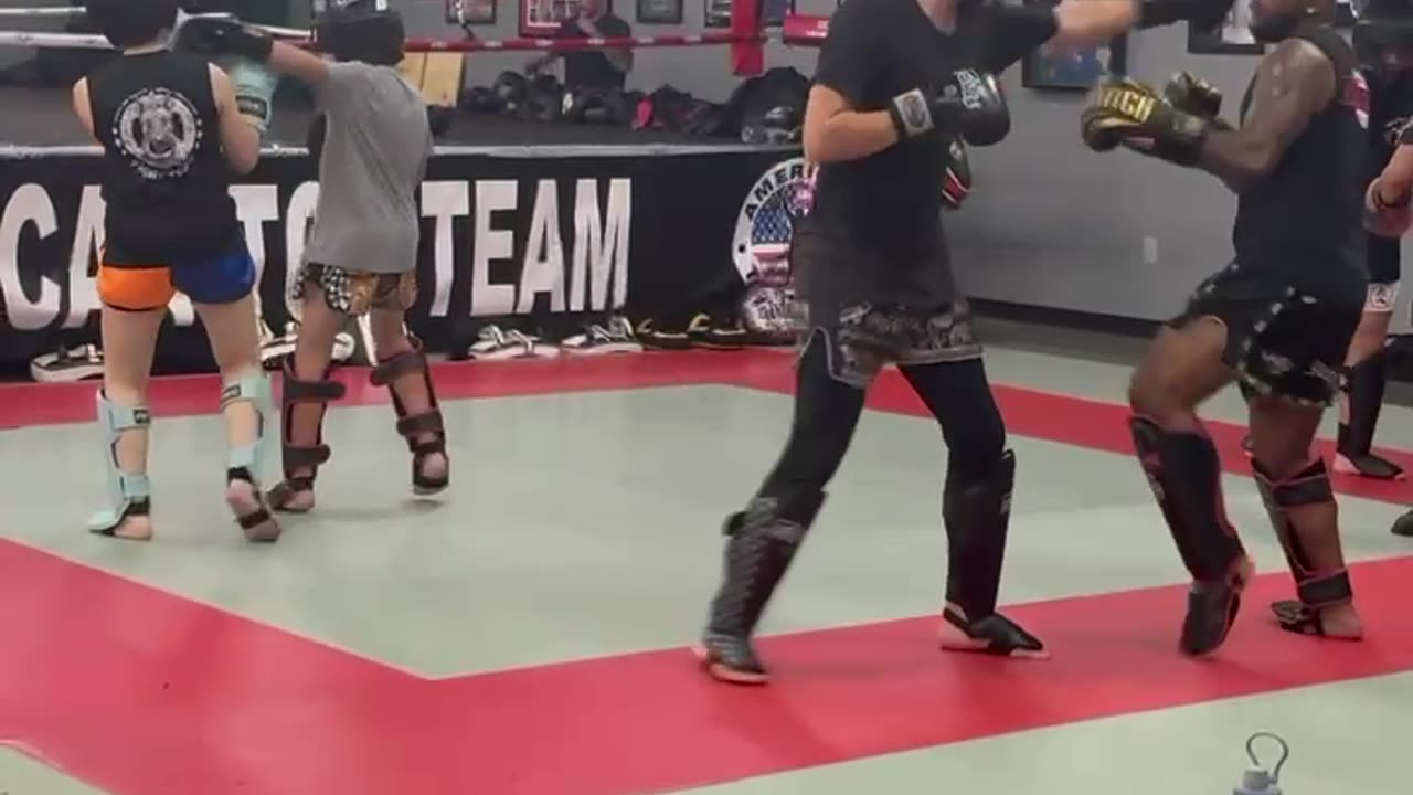 Sparring session