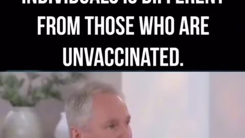 DNA OF VACCINATED INDIVIDUALS IS DIFFERENT FROM THOSE WHO ARE UNVACCINATED.