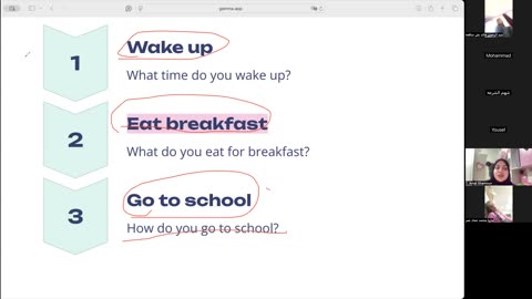 Daily routines Class (14)