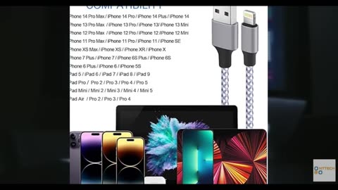 TAKAGI for iPhone Charger, [MFi Certified] Lightning Cable 3PACK 6FT Nylon Braid