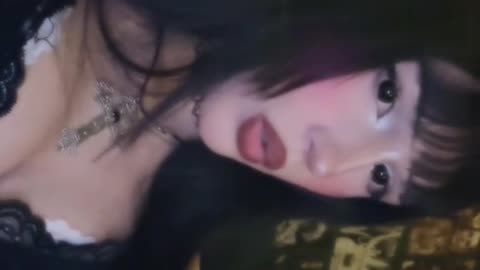 So feminine goth tgirl