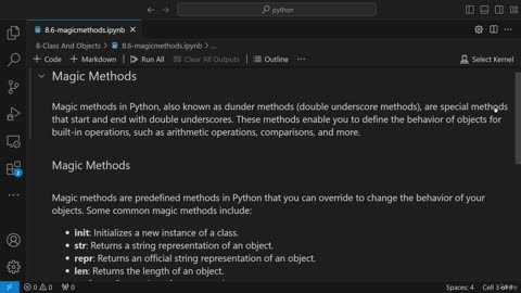 9.6 Magic Methods In Python Krish Naik ML