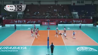US Sports Volleyball Feat. Poland 🇵🇱 vs. Puerto Rico 🇵🇷 - Women's U21 World Championships