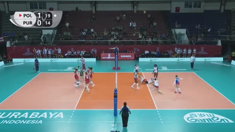 US Sports Volleyball Feat. Poland 🇵🇱 vs. Puerto Rico 🇵🇷 - Women's U21 World Championships